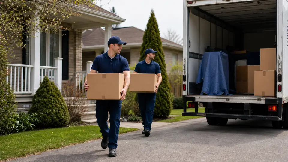 A.M Moving crew supporting a move near Chelmsford